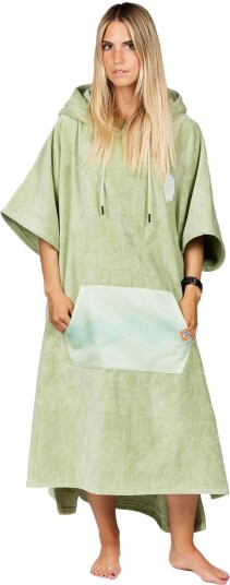 After Essentials Poncho High-End Tender Green
