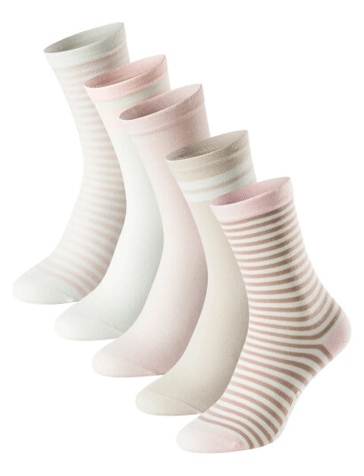 Schiesser 5Pack Damensocken - Bluebird - Pink - 35-38 Schiesser 5Pack Damensocken - Bluebird - Pink - 35-38