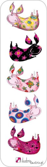 Bokmerke 6x21 Ilustris griser Bokmerke 6x21 Ilustris griser