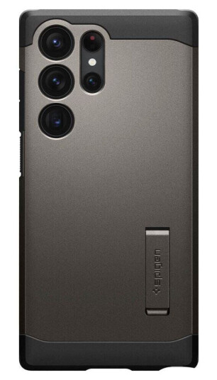 Spigen Tough Armor Mobildeksel for Samsung Galaxy S23 Ultra - Gunmetal Spigen Tough Armor Mobildeksel for Samsung Galaxy S23 Ultra - Gunmetal