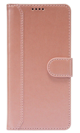 INCOVER iPhone SE (2022 / 2020) / 8 / 7 Flip Deksel med Lommebok - Vertikal Sying - Rose Gold