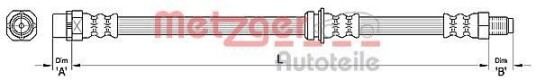 Bremseslange METZGER 4110479
