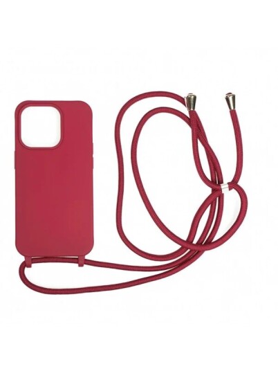 Mobile Origin Lanyard Case - cherry - iPhone 14 Pro