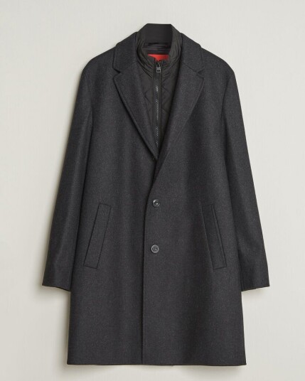 HUGO Milogan Bib Coat Black