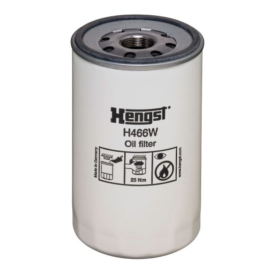 Oljefilter HENGST FILTER H466W Oljefilter HENGST FILTER H466W
