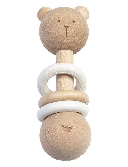 Bambam Bambam - Miljøvenlig Trætangle - Bjørn - Beige - ONE SIZE x 3.5 Bambam Bambam - Miljøvenlig Trætangle - Bjørn - Beige - ONE SIZE x 3.5