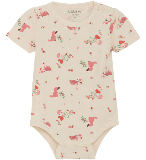 CeLaVi Body k/e Powder Rosa CeLaVi 50 Kortermet body Beige