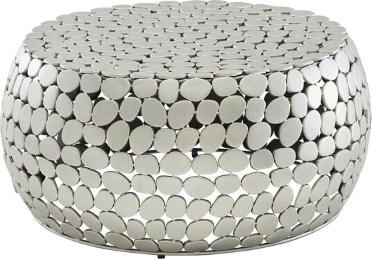 Sofabord Wohnling Rund metallplate stil matt utseende moderne -
