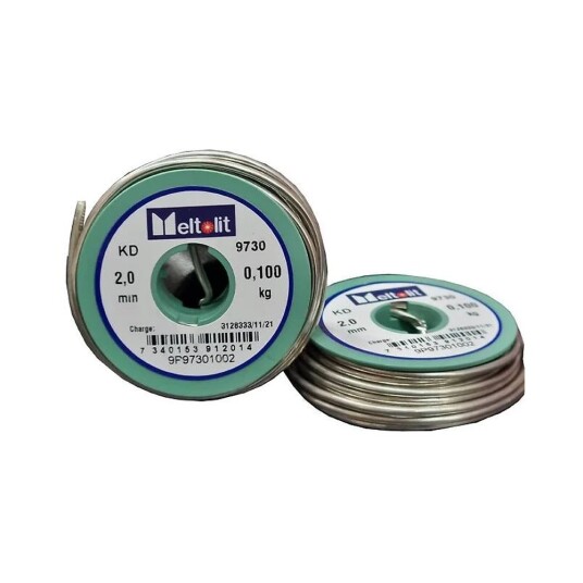 Meltolit 9730 Kd Loddetråd 100g Kobber Messing Og El.appl.
