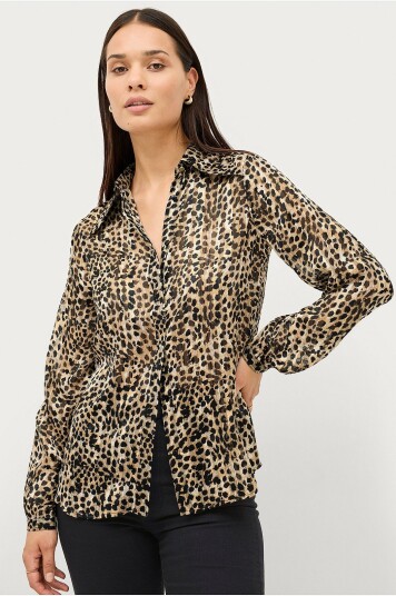 Ellos Collection Bluse Hanne Beige