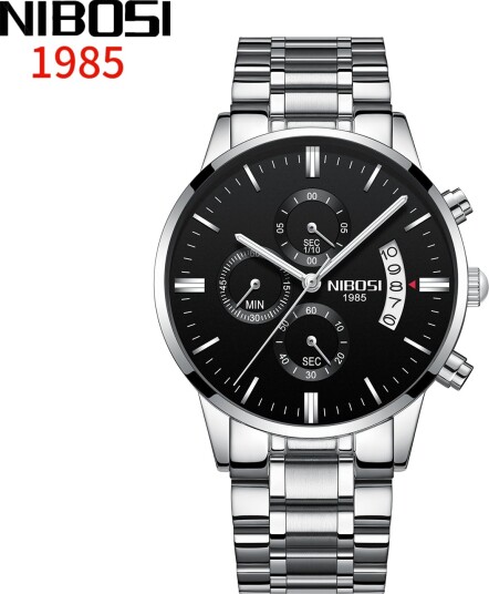 Nibosi Zircon Silver Black