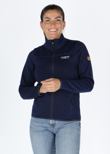Swedemount Reykjavik Fleece Jacket 2.0 W Navy Melange 38 Fleecetrøyer