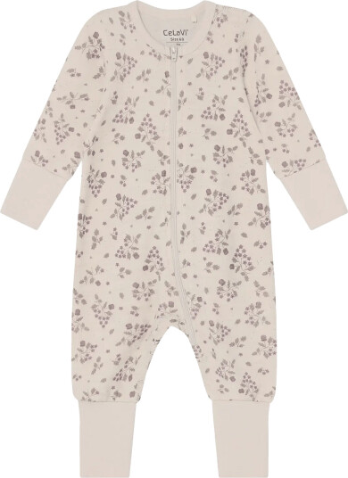 CeLaVi Jumpsuit Ls Aop Cream 60