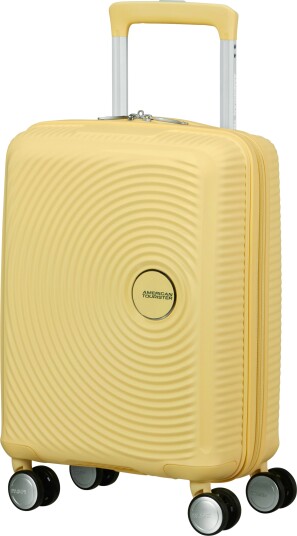 American Tourister Soundbox Spinner Koffert 22L Pastel Yellow American Tourister Soundbox Spinner Koffert 22L Pastel Yellow
