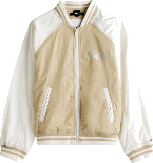 Tommy Hilfiger Bomber Jakke Siltkaki Tommy Hilfiger 16 år (176) Overgangsjakke Beige