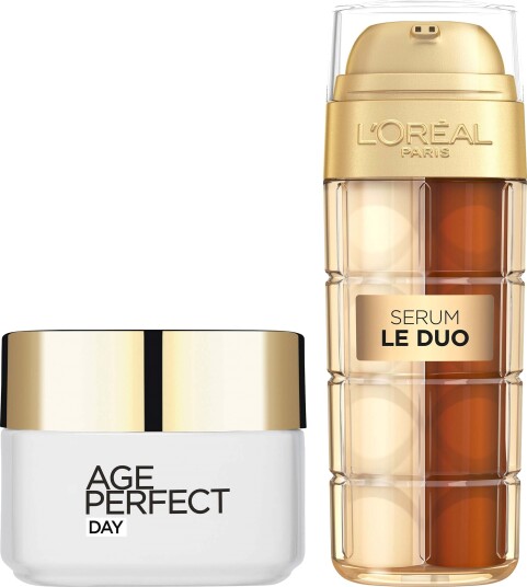 Loreal Paris Age Perfect Le Duo Defying Serum & Classic Day Cream 50 m