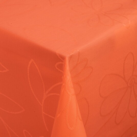 ERWIN M. Duk Floralie firkantet; 130x160 cm (BxL); Mandarin; Rektangulær