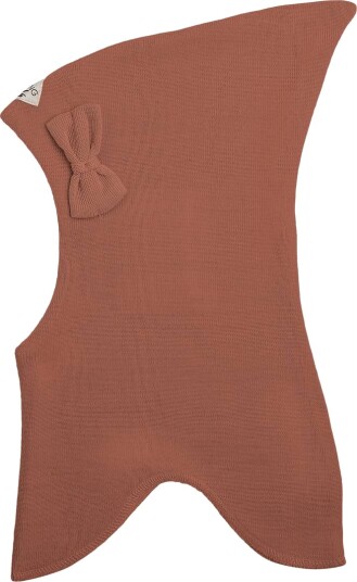 Racing Kids Ull Balaclava Med Sløyfe Coffee Beans