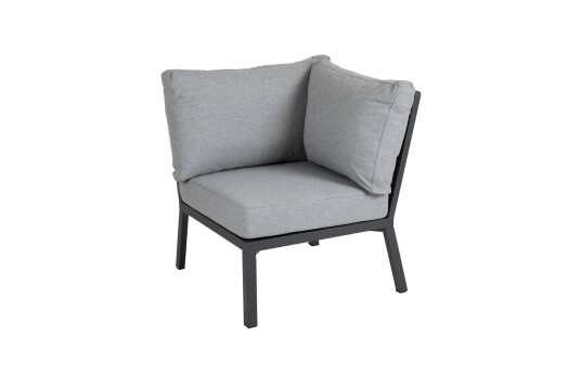 Brafab Samvaro hjørnedel Antrasitt med grå pute 79 x 79 cm Grå Brafab Samvaro hjørnedel Antrasitt med grå pute 79 x 79 cm Grå