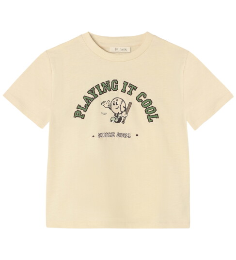 Fliink Sommer Cool T Shirt Cream 122