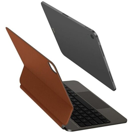 UNIQ Venno Pro Magnetisk Smart Tastaturcover til iPad 11" Brun
