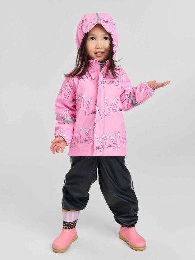 Reima Moomin Plask Rain Outfit Rosa 98 Reima Moomin Plask Rain Outfit Rosa 98