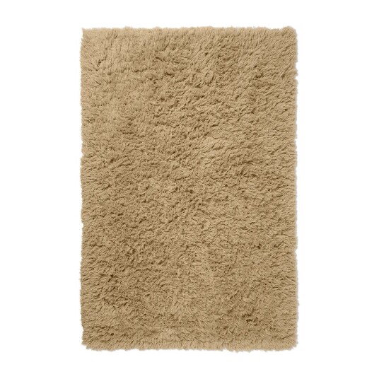 ferm LIVING Meadow High Pile gulvteppe 140x200 cm Light Sand