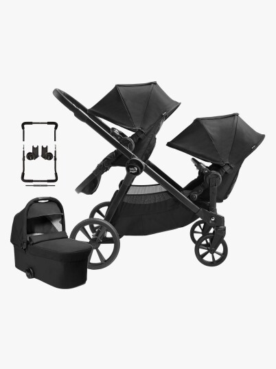 Baby Jogger City Select 2 Tencel Søskenvogn Lunar Black Baby Jogger City Select 2 Tencel Søskenvogn Lunar Black