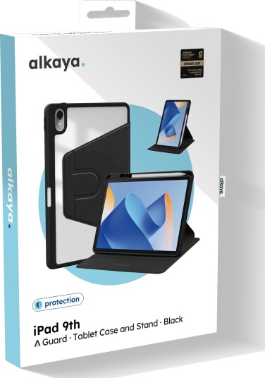 Alkaya Lucid 360 etui til iPad Air 5/6 Svart