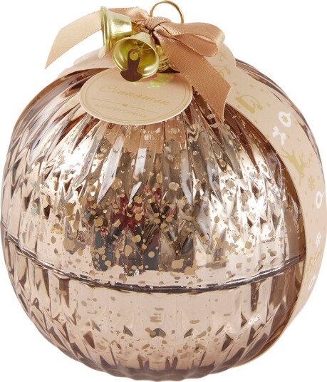 Duftlys i glasskule 11 cm kanel