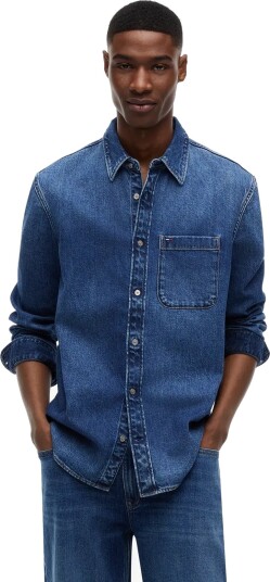 Tommy Jeans Regular Denim Shirt Ext Cj8039 Blue XL