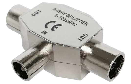DELTACO 2-VEIS SPLITTER IEC RADIO