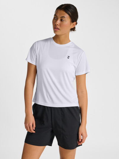 Hummel Pulse Training W T Shirt Short Sleeve Hvit XL