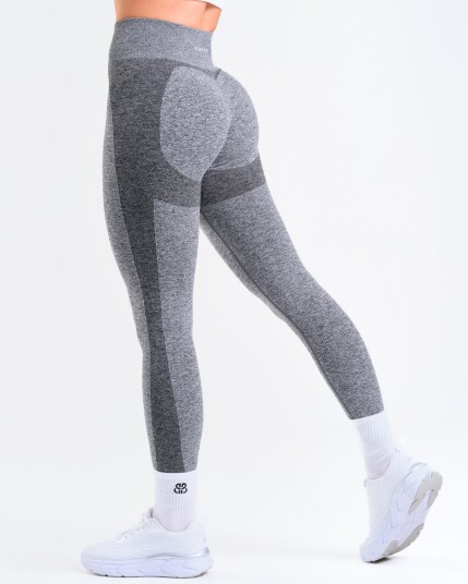 Bumpro Power Up! Tights Black Marl - XS