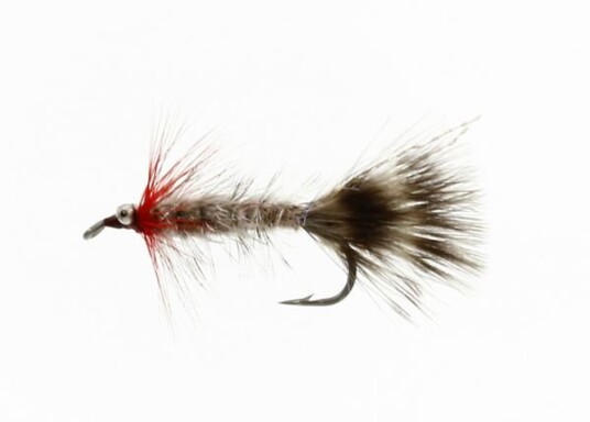 Unique Flies Grå Frede Uv #6 Grey/red
