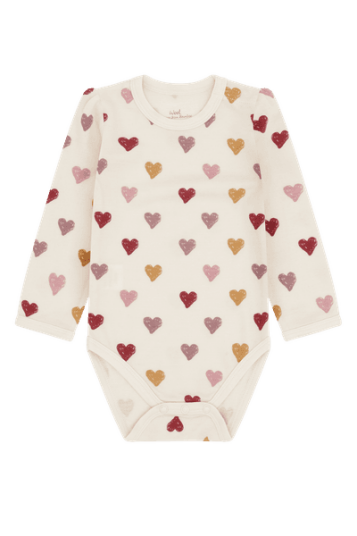 Hust And Claire Hust & Claire Baloo Hearts ull/bambus body off white 92