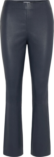 Coster Copenhagen Cc Heart Leather Leggings In Ankle Navy 32