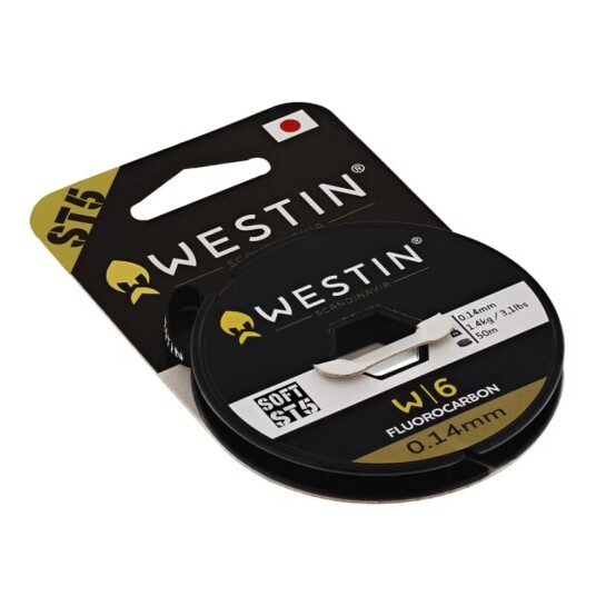 Westin W6 ST5 Soft Fluorocarbon 30m 0,38mm 9,2kg Clear Westin W6 ST5 Soft Fluorocarbon 30m 0,38mm 9,2kg Clear