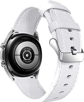 Garmin Vivoactive 4 Lær Klokkereim - Hvit
