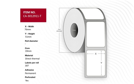 CAPTURE 76 x 51mm Core 19mm Direct