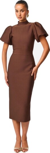 Elliatt Ella midi dress XS brun dame Elliatt Ella midi dress XS brun dame