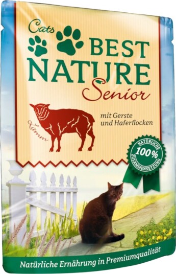 Best Nature Våtfôr Senior Cat Lam 16 X 85 G
