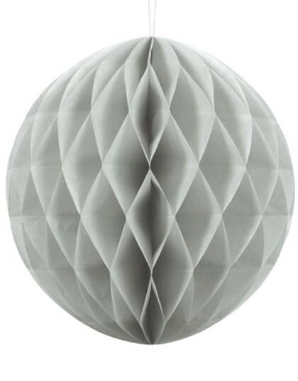 Lys Grå Honeycomb Ball 30 cm Lys Grå Honeycomb Ball 30 cm