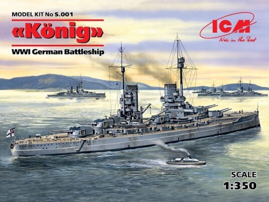 ICM 1/350 WWI German Battleship König ICM 1/350 WWI German Battleship König