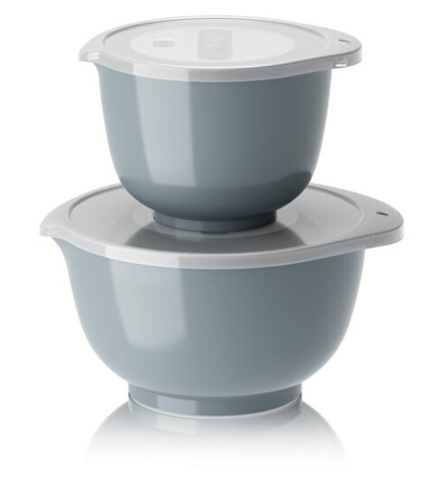 Rosti - NEW Margrethe bowls, Set of 2 + lids - Dusty Blue