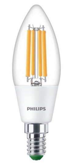 Philips 10 stk Master Ultra Efficient LED Candle 2,3W 827 485 lm E14 klar Philips 10 stk Master Ultra Efficient LED Candle 2,3W 827 485 lm E14 klar