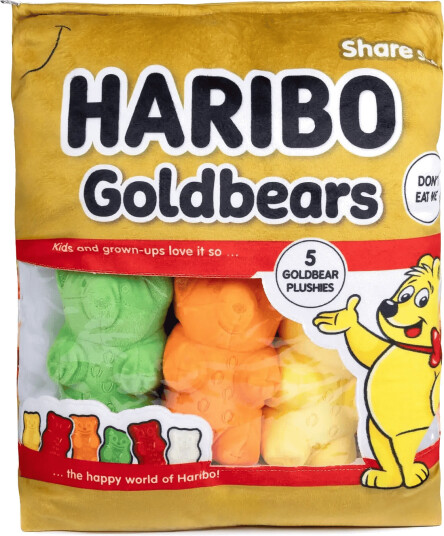 Trend Haribo Plush Snack Bag Golden Bear - Multi/patterned - ONE SIZE