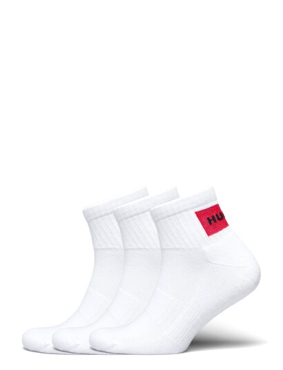 HUGO 3P Sh Rib Label Cc White 40 46