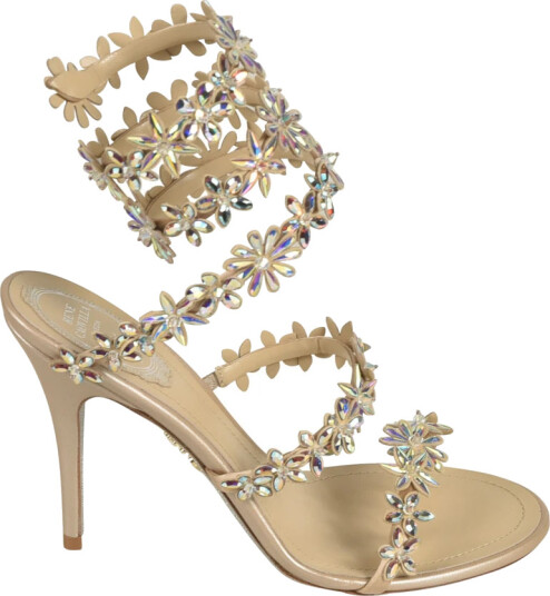 René Caovilla Dame Sko Beige 37 EU, René Caovilla Dame Sko Beige 37 EU,