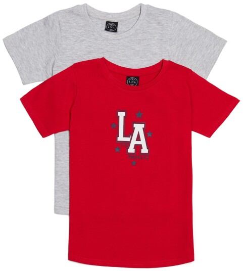 Luca & Lola Olivia Topp 2-pack Red 134-140 Luca & Lola Olivia Topp 2-pack Red 134-140